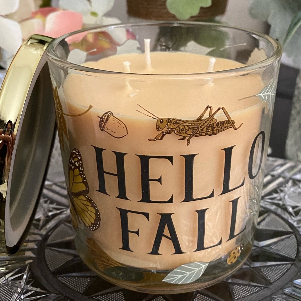 🆕🍁 CELEBRATE TOGETHER “FALLING LEAVES” 3-WICK SCENTED CANDLE. NEW. (13.3 oz) - Picture 10 of 10